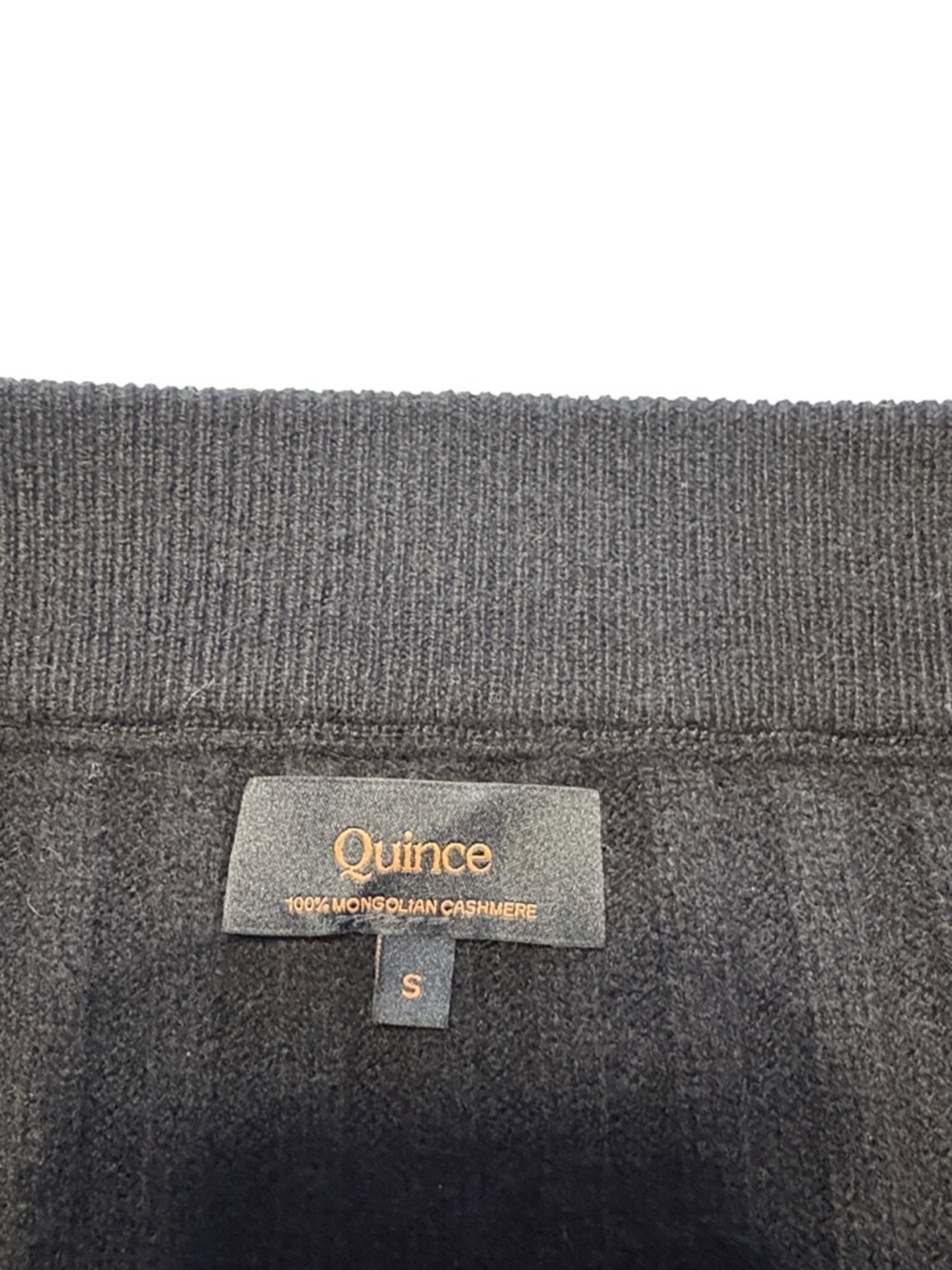 Quince 100% Mongolia Cashmere 2.0 Midi Skirt Size Small Heather Gray Pleated - Picture 4 of 6